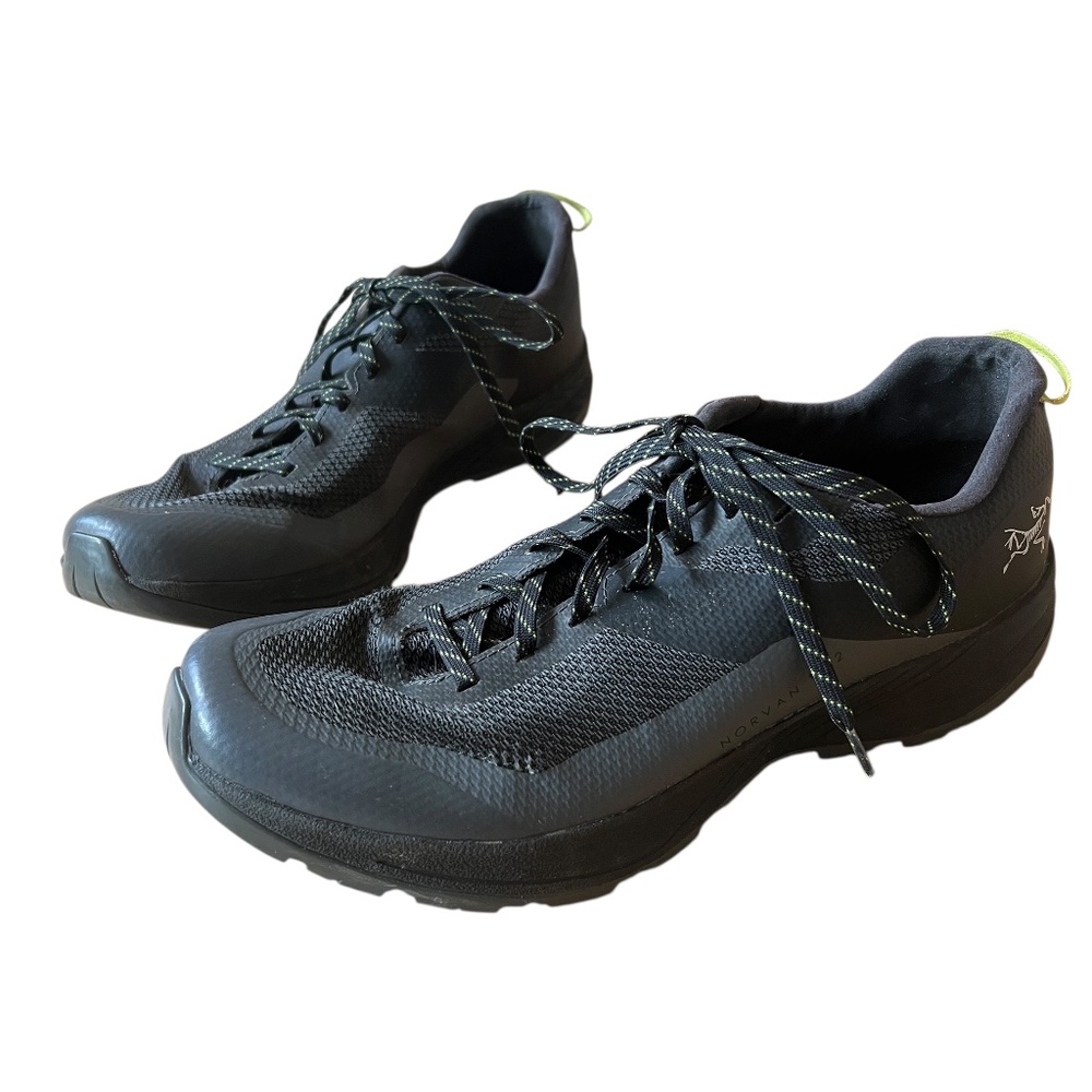 Arc'teryx Black Athletic Shoes with Lime Accents
